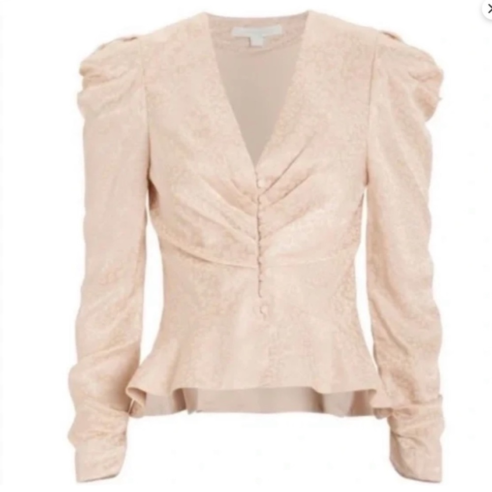 Jonathan Simkai V neck button down shirt